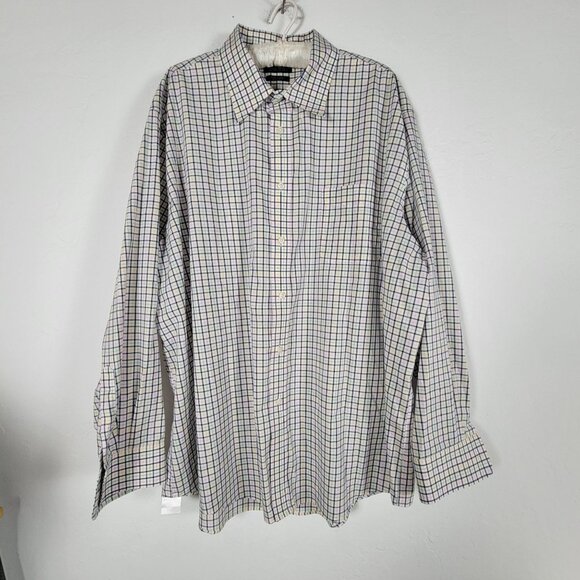 Lauren Ralph Lauren Mens Stretch Fabric Regular Fit Checkered Shirt 3XL - Picture 1 of 8